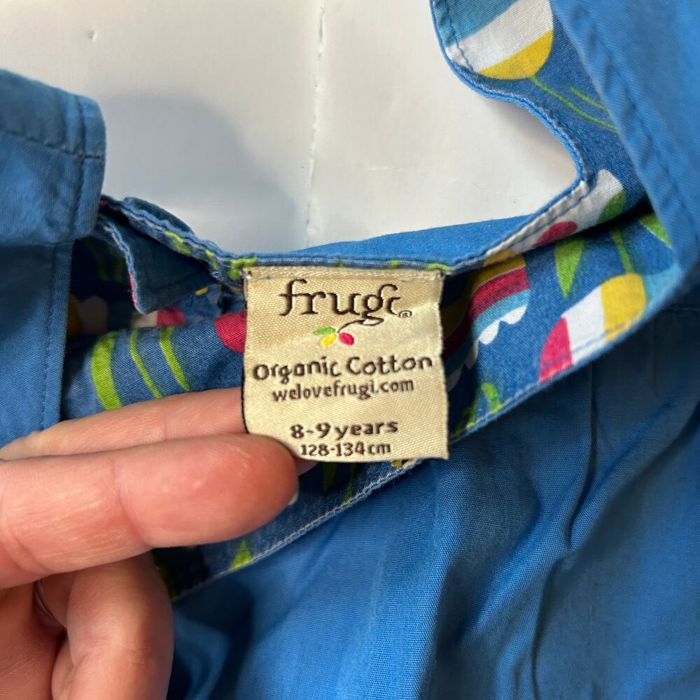 Frugi 100% Organic Cotton Tulip Darcy Dress 8-9Y - Picture 4 of 5